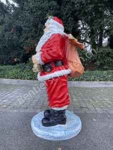 Grosse Weihnachtsmann-Figur 125 cm hoch