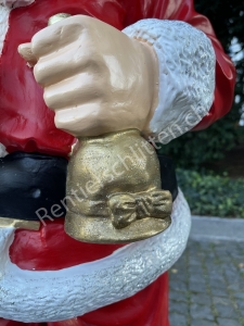 Grosser Weihnachtsmann mit Glocke