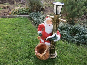 Grosser Weihnachtsmann, 104 cm hoch, mit offenem Sack, für Weihnachtsdekoration aussen