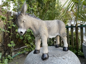 Zur grossen Krippe für aussen: Eselkind stehend, 41 cm hoch 1